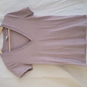 TNA Fitted Purple Short Sleeve Tee